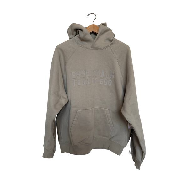 Fear of God Essentials Hoodie Size Small Smoke Gray NWT Hooded Sweatshirt FW22 - Picture 2 of 9